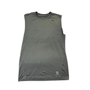 Nike Pro Combat Gray Dri-FIT Men's Tank Top Size XL